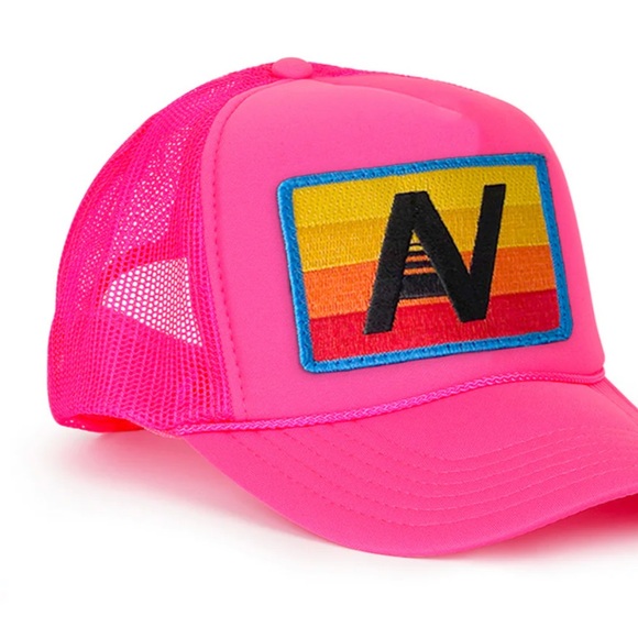 Aviator Nation Logo Rainbow Trucker Hat NWOT - Picture 1 of 5